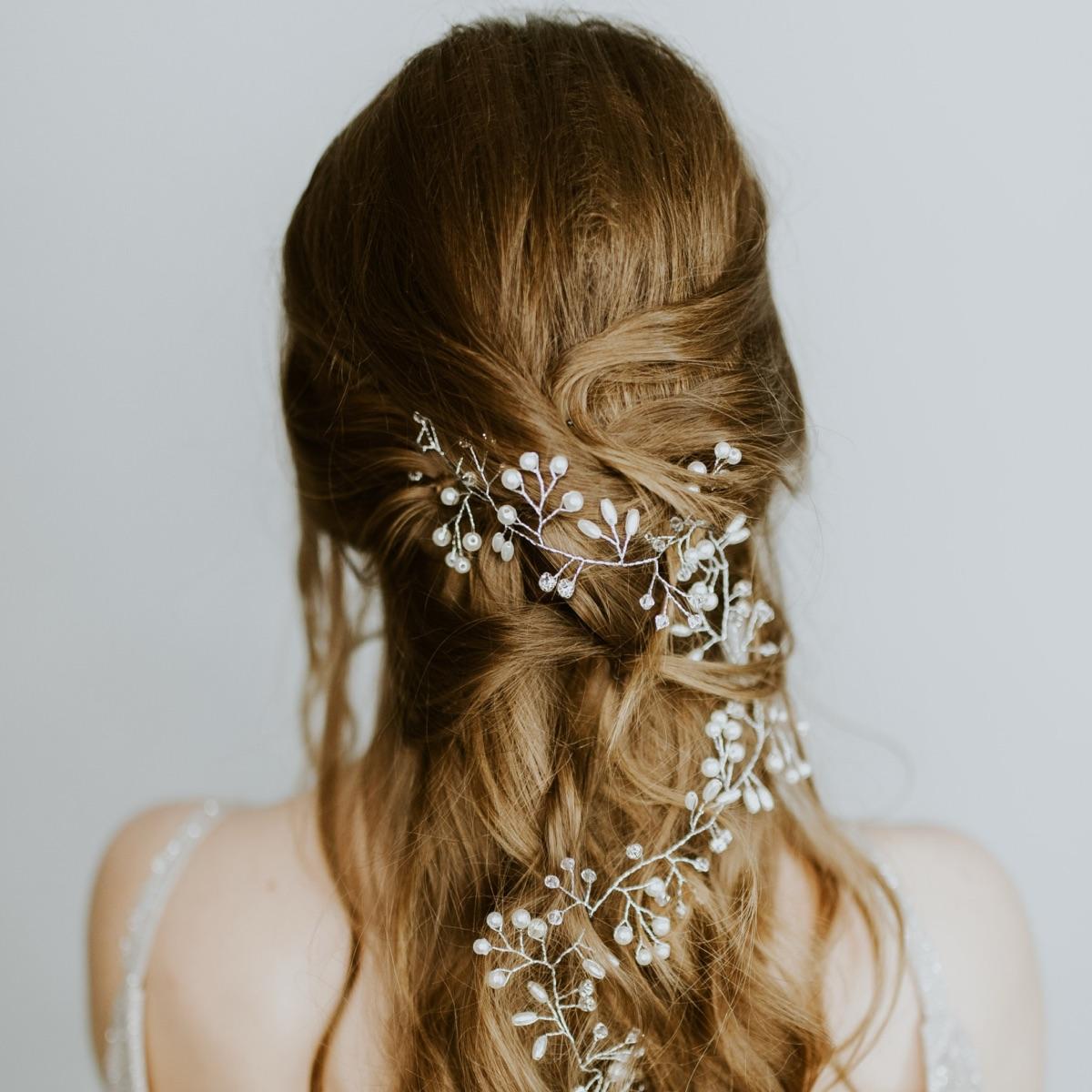 Bridal hair styling for a Naples wedding morning — Robert of Philadelphia bridal team