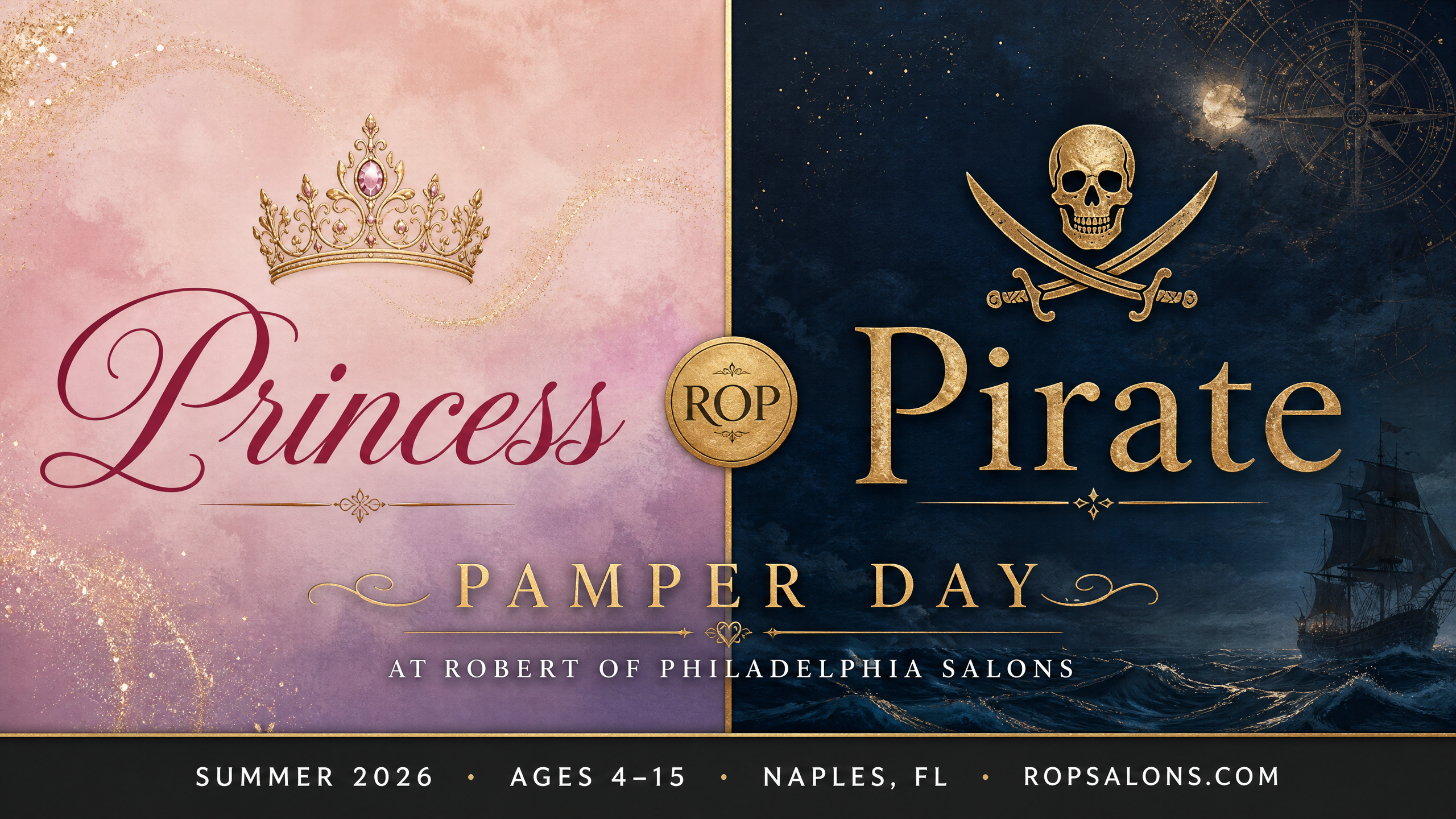 Princess & Pirate Pamper Day — confidence-building summer makeovers for kids at Robert of Philadelphia